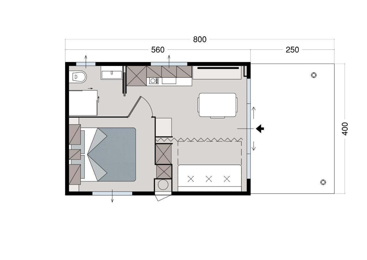 Camping Ulika Mobile Homes - Naturist Cervar-Porat Luaran gambar